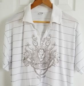 Polo BUTTON-NECK (WHITE)